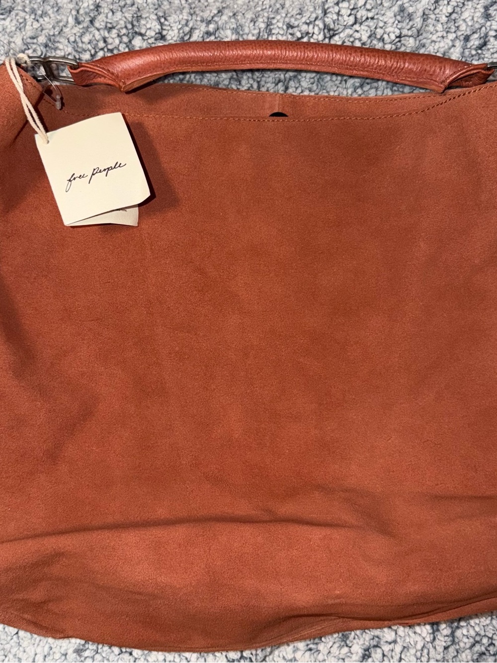 Free People Suzie Slouch Suede Tote Bag